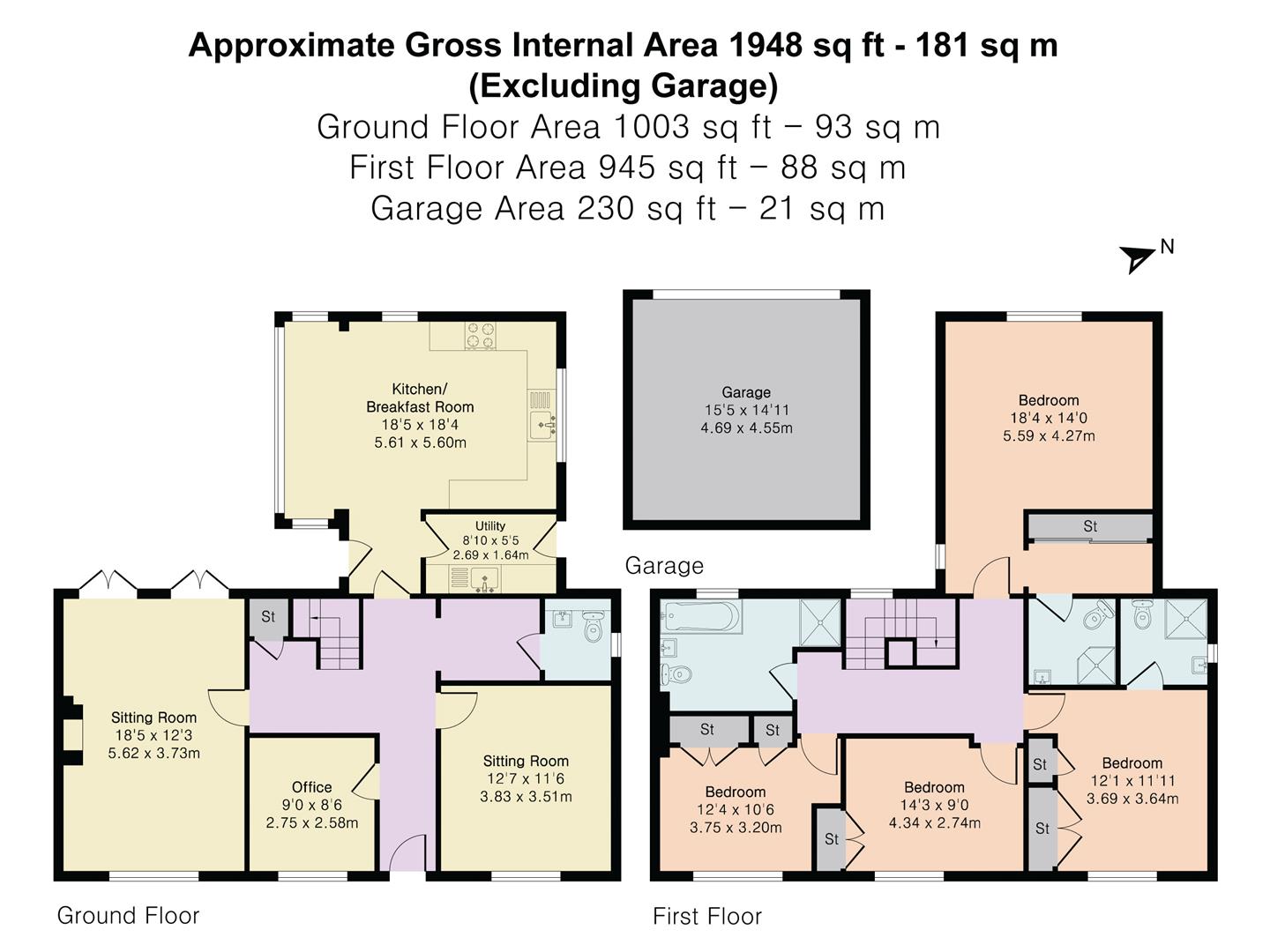 Holly House, Charndon floorplan