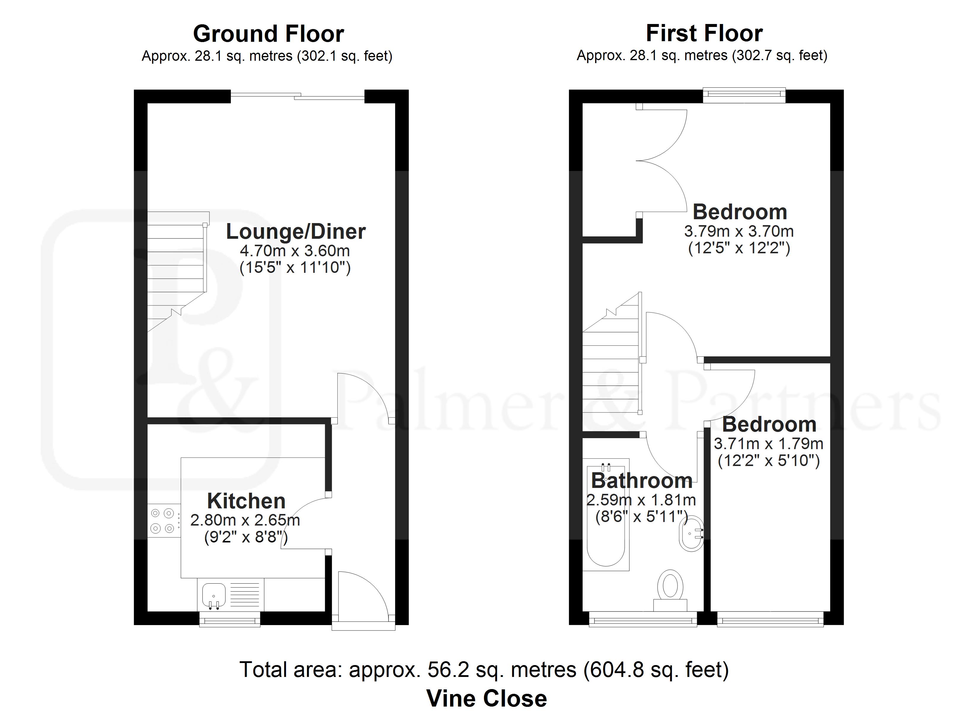 15, Vine Close, Essex floorplan