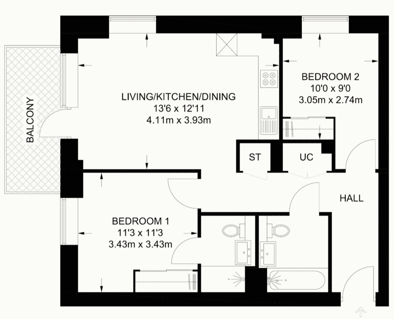 Wembley Park, Wembley Park, Brook Avenue, London floorplan
