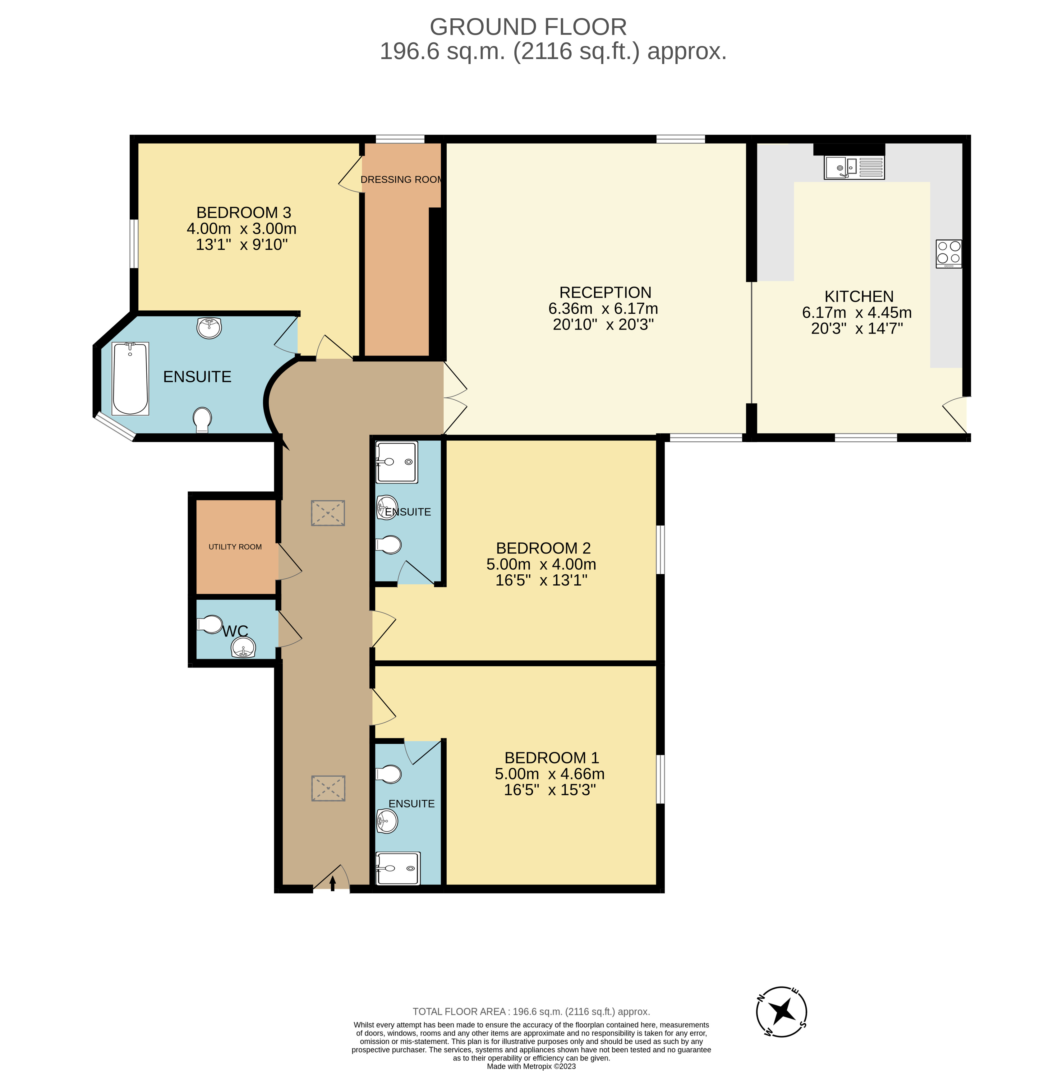 2, Courtyard House, Mill Hill floorplan