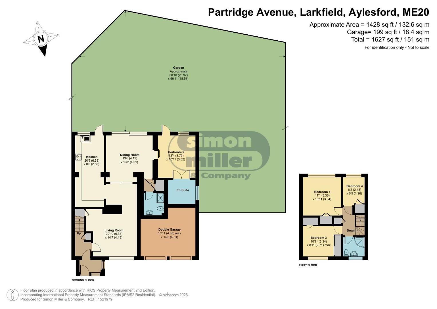 59, Partridge Avenue, Aylesford floorplan