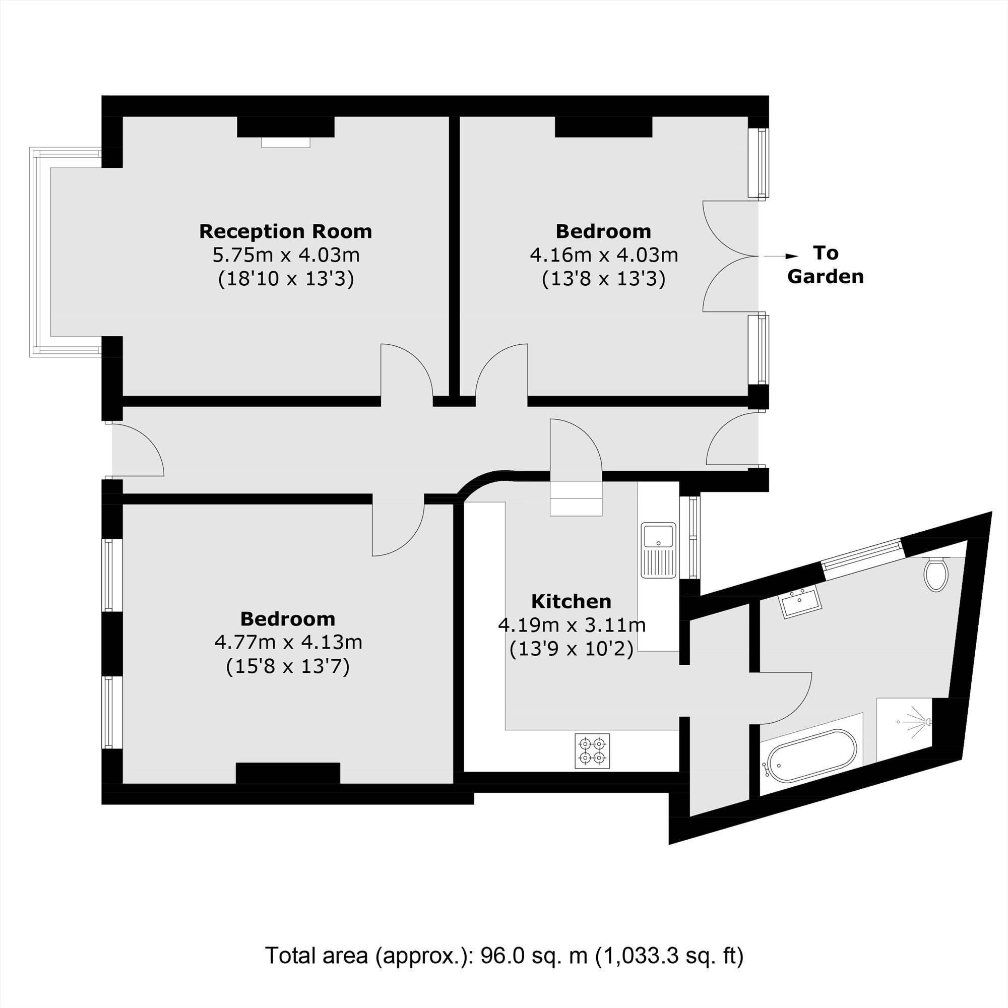 16A, Elder Avenue, London floorplan