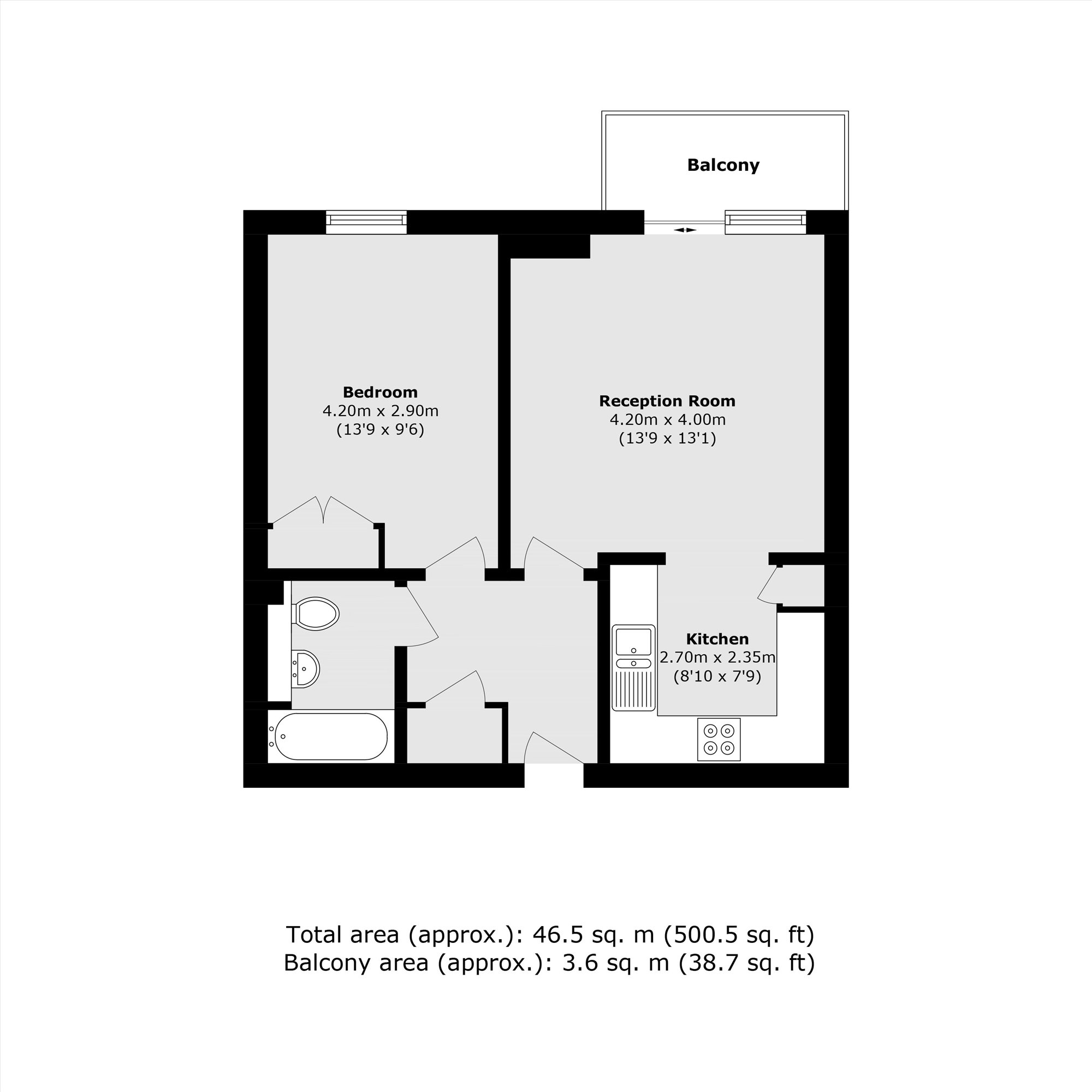 Moore House, London floorplan