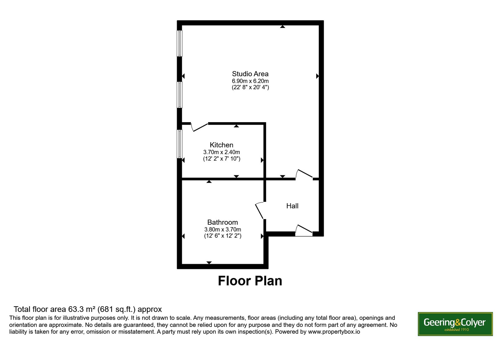 49, Longham Copse, Maidstone floorplan