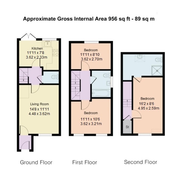 9, Pear Close Devon, Cranbrook floorplan