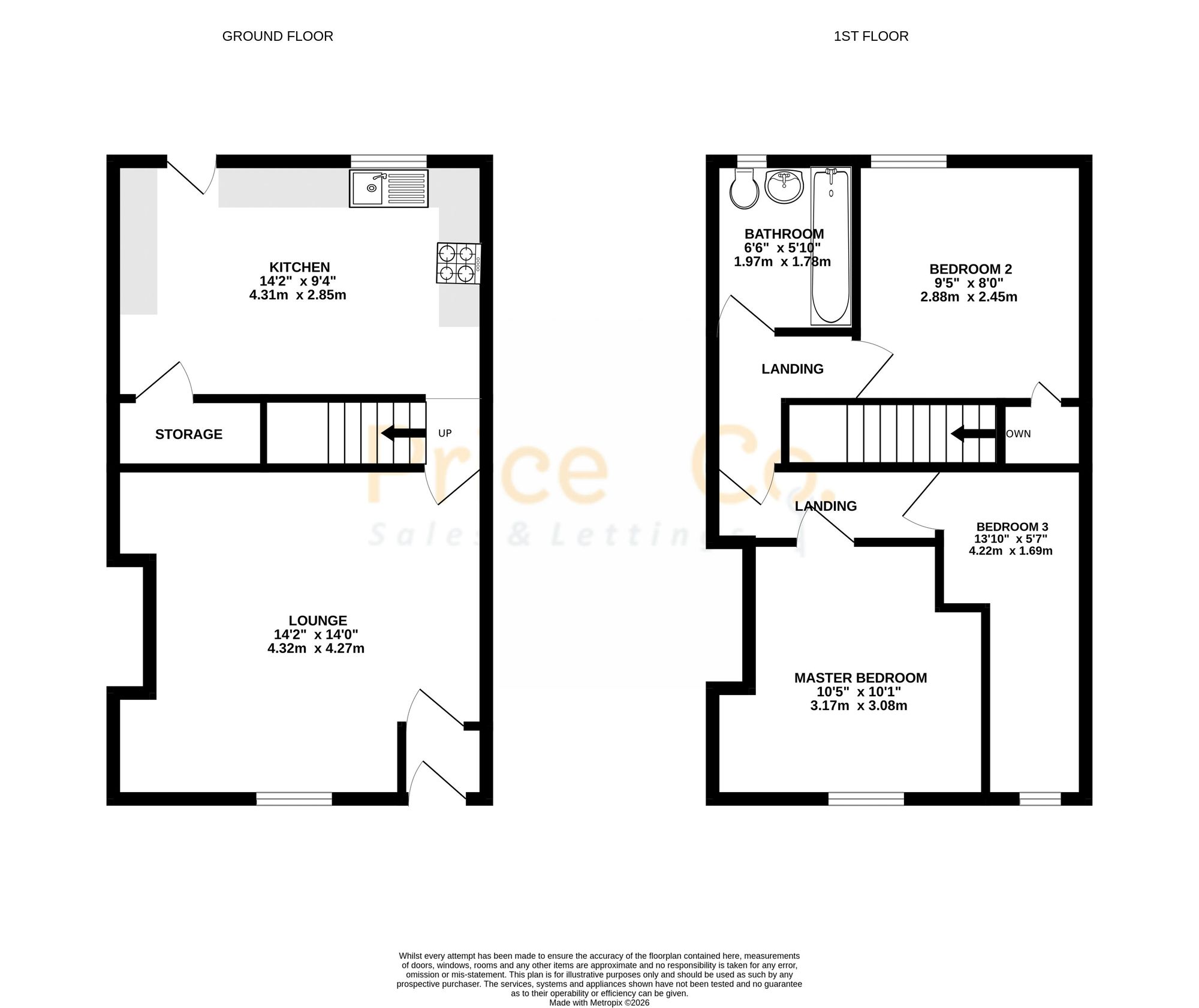 4 Walker Street, Bolton floorplan