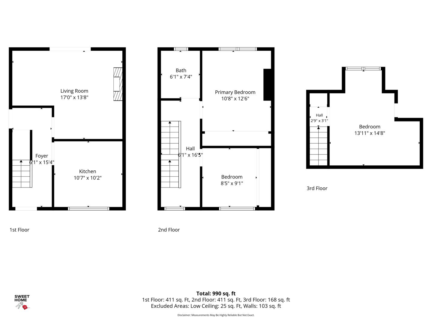 2D, Laird Street, Coatbridge floorplan
