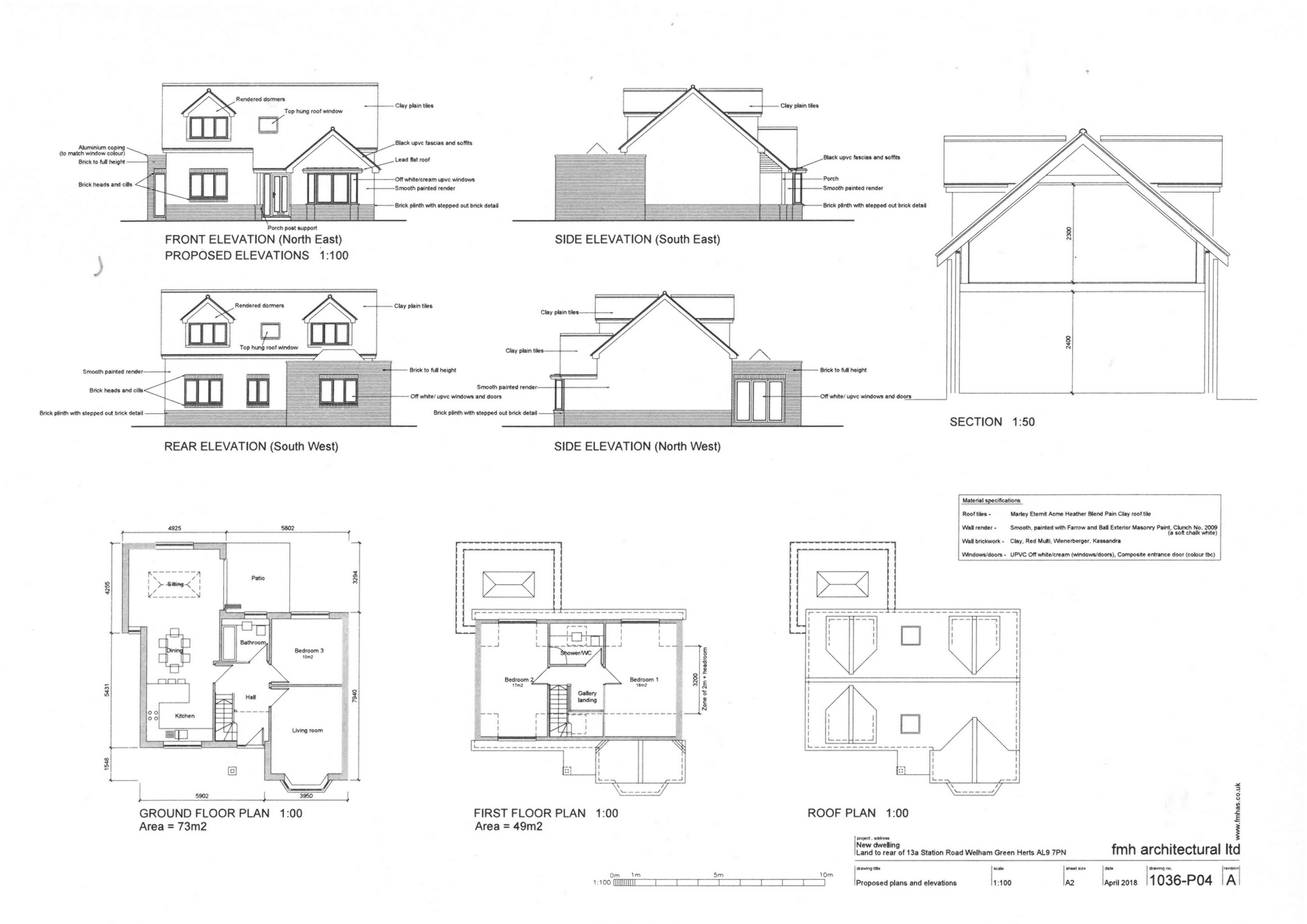 3 Bedrooms Detached bungalow for sale in Twysdens Terrace, Welham Green AL9