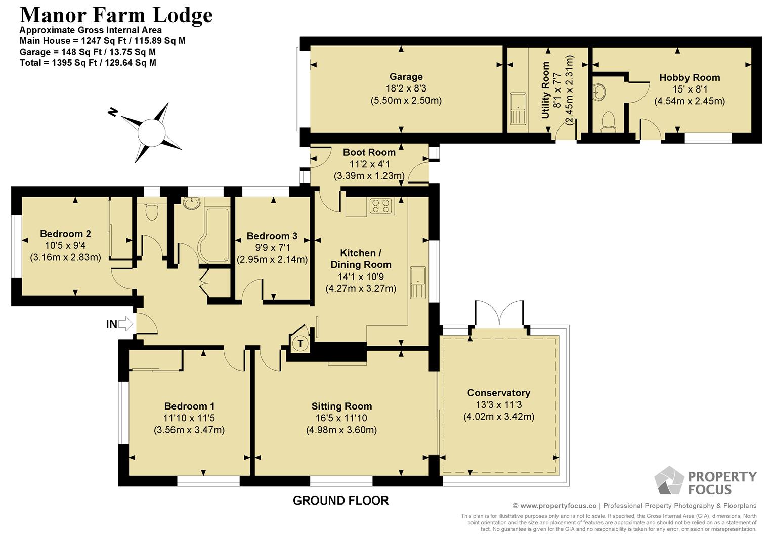 Manor Farm Lodge, Fyfield Lane, Andover floorplan
