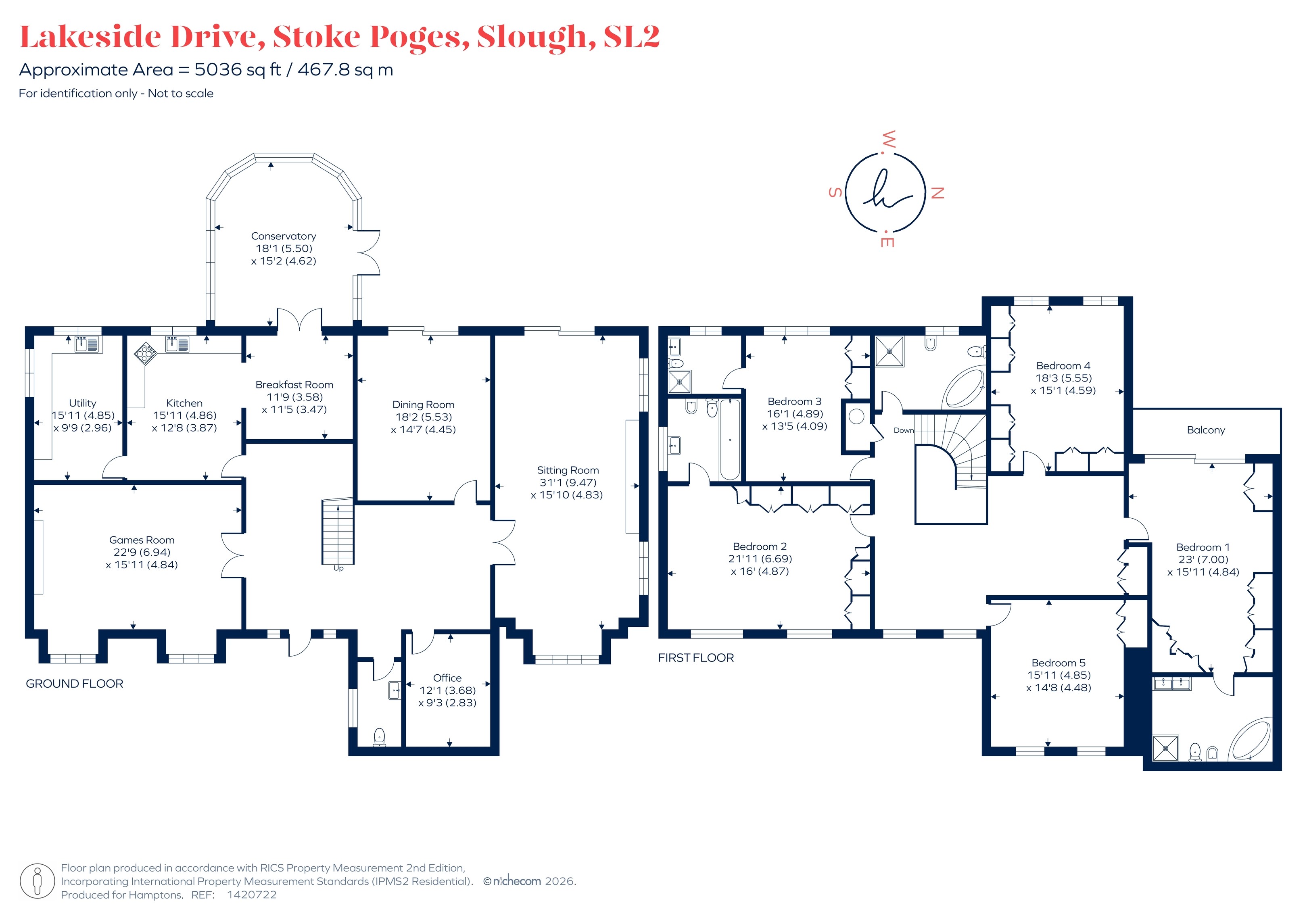 Sakura, Lakeside Drive, Stoke Poges floorplan