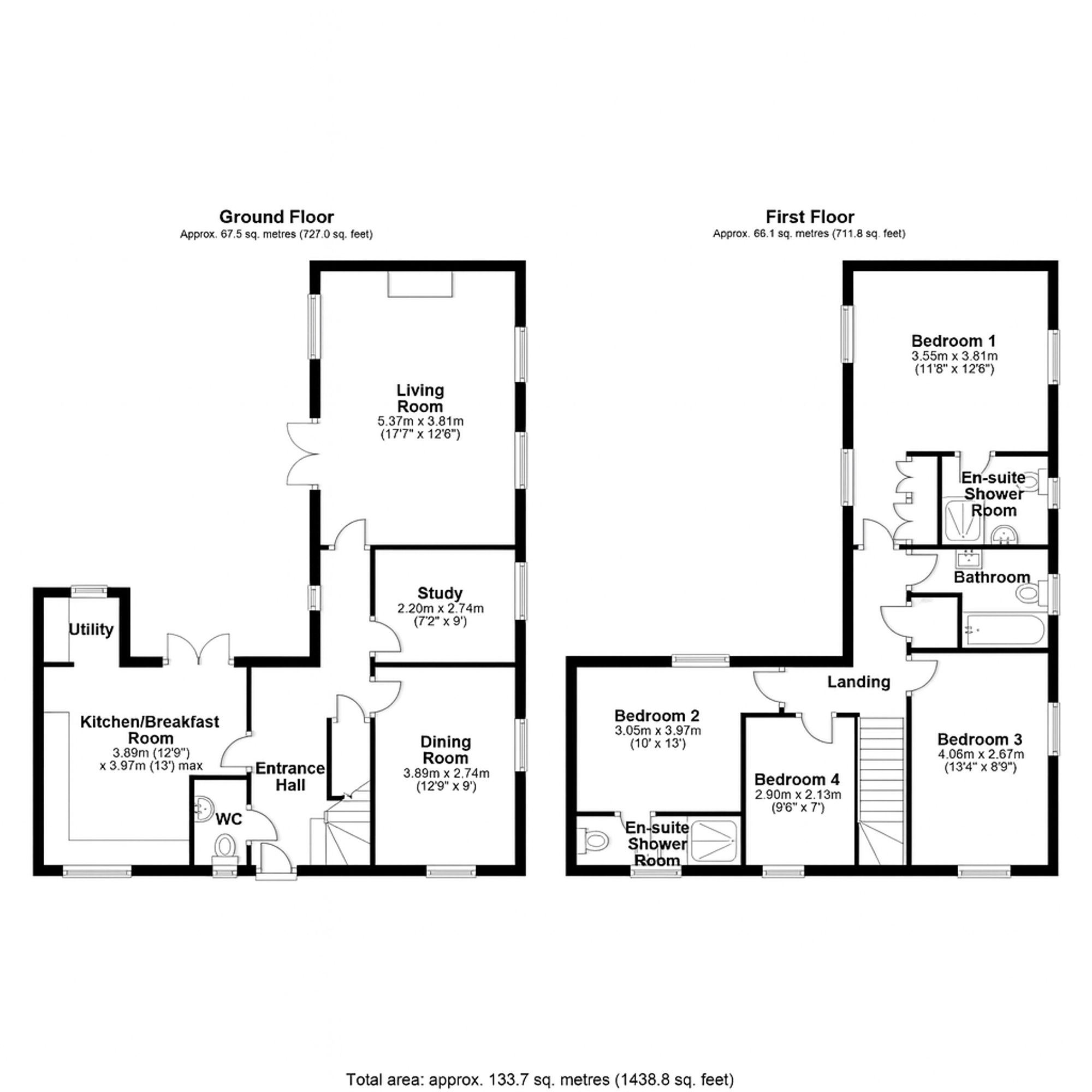 4 Merle Way, Cambridge floorplan