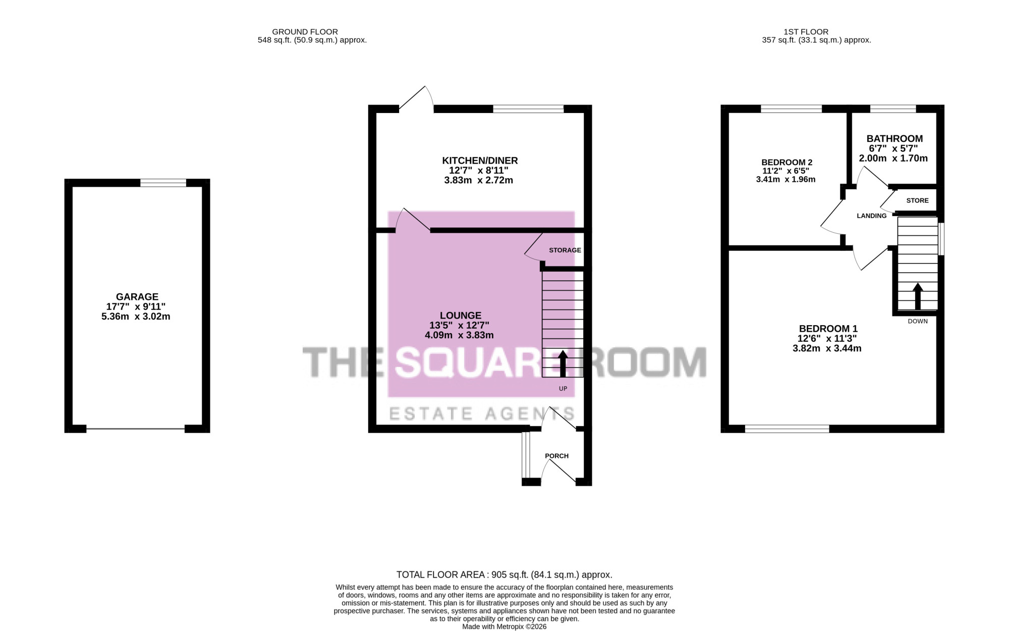 7, Falcon Drive, Poulton-Le-Fylde floorplan