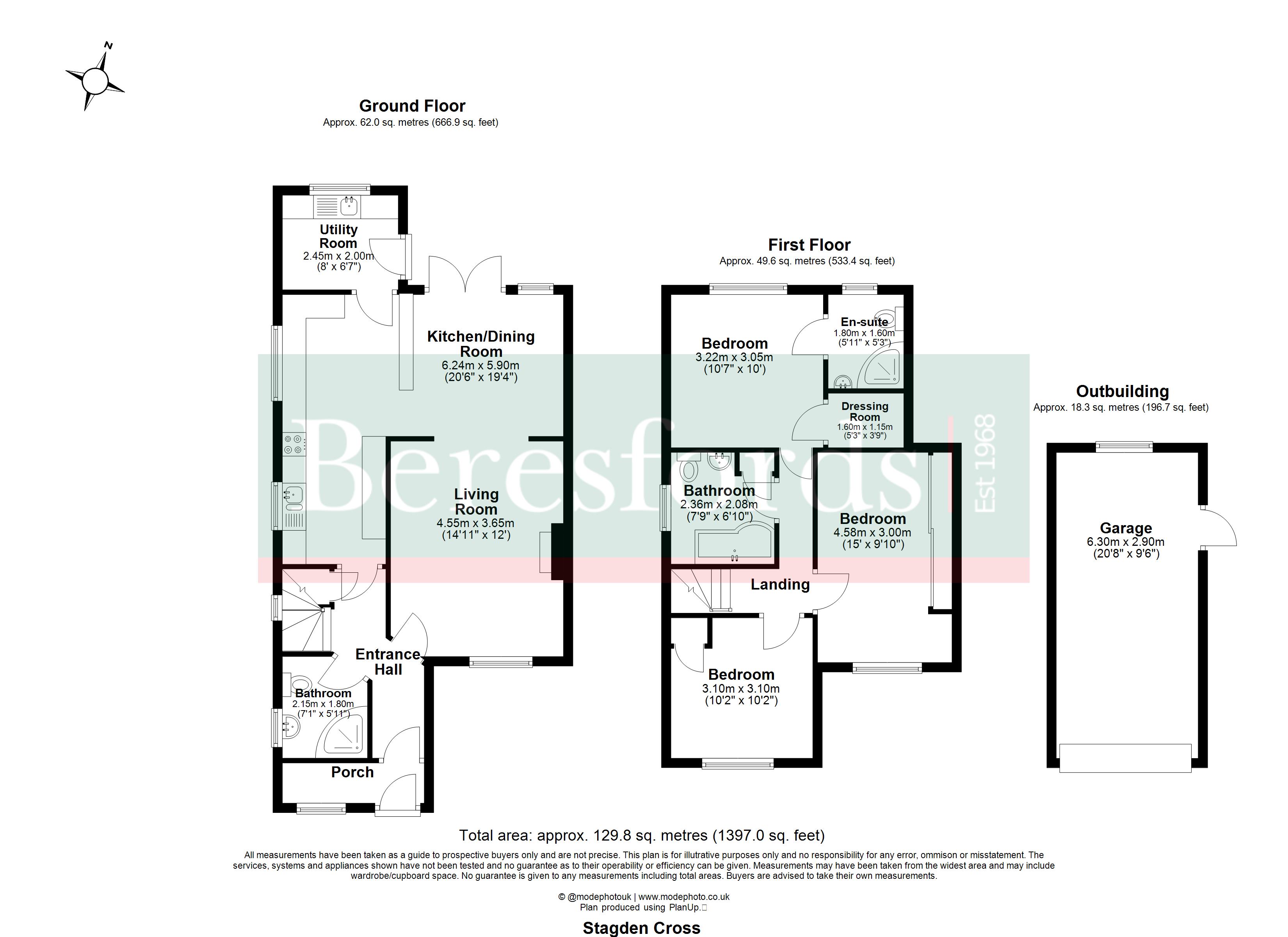 8, Stagden Cross Villas, Chelmsford floorplan