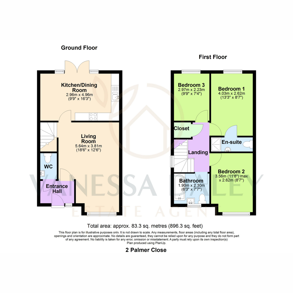 2, Palmer Close, Preston floorplan