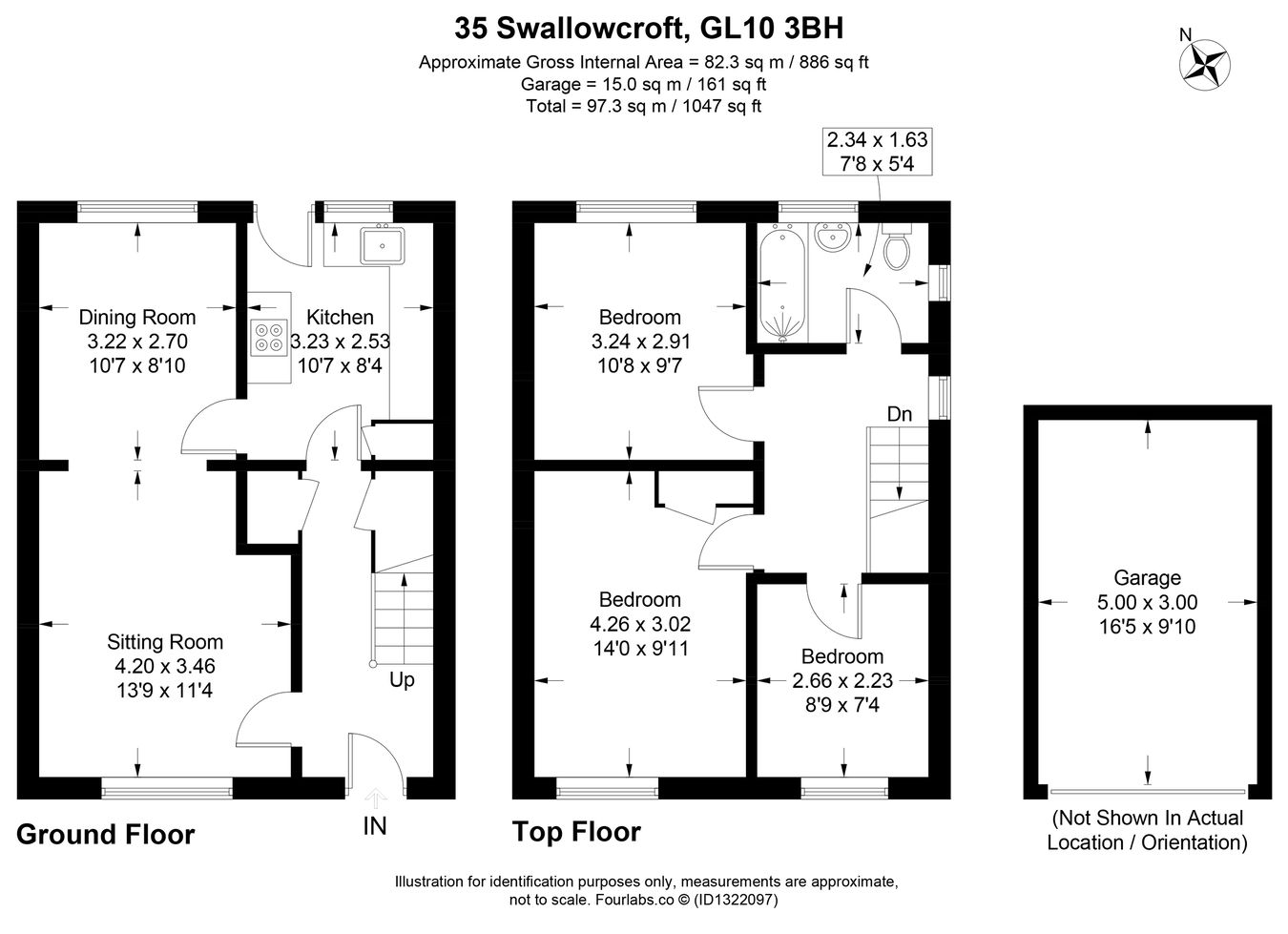 35, Swallowcroft, Stonehouse floorplan