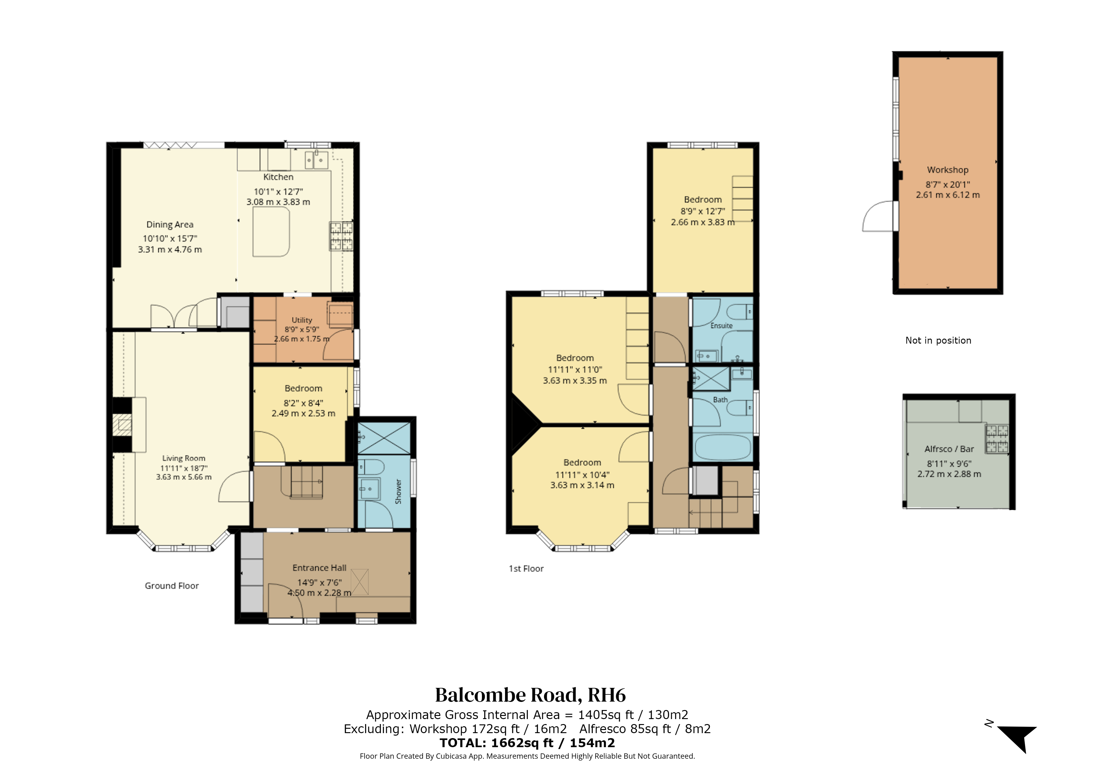 197, Balcombe Road, Surrey floorplan