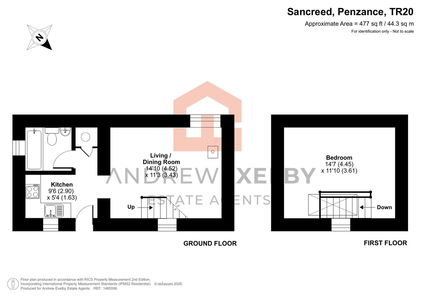 The Tack House, Sancreed floorplan