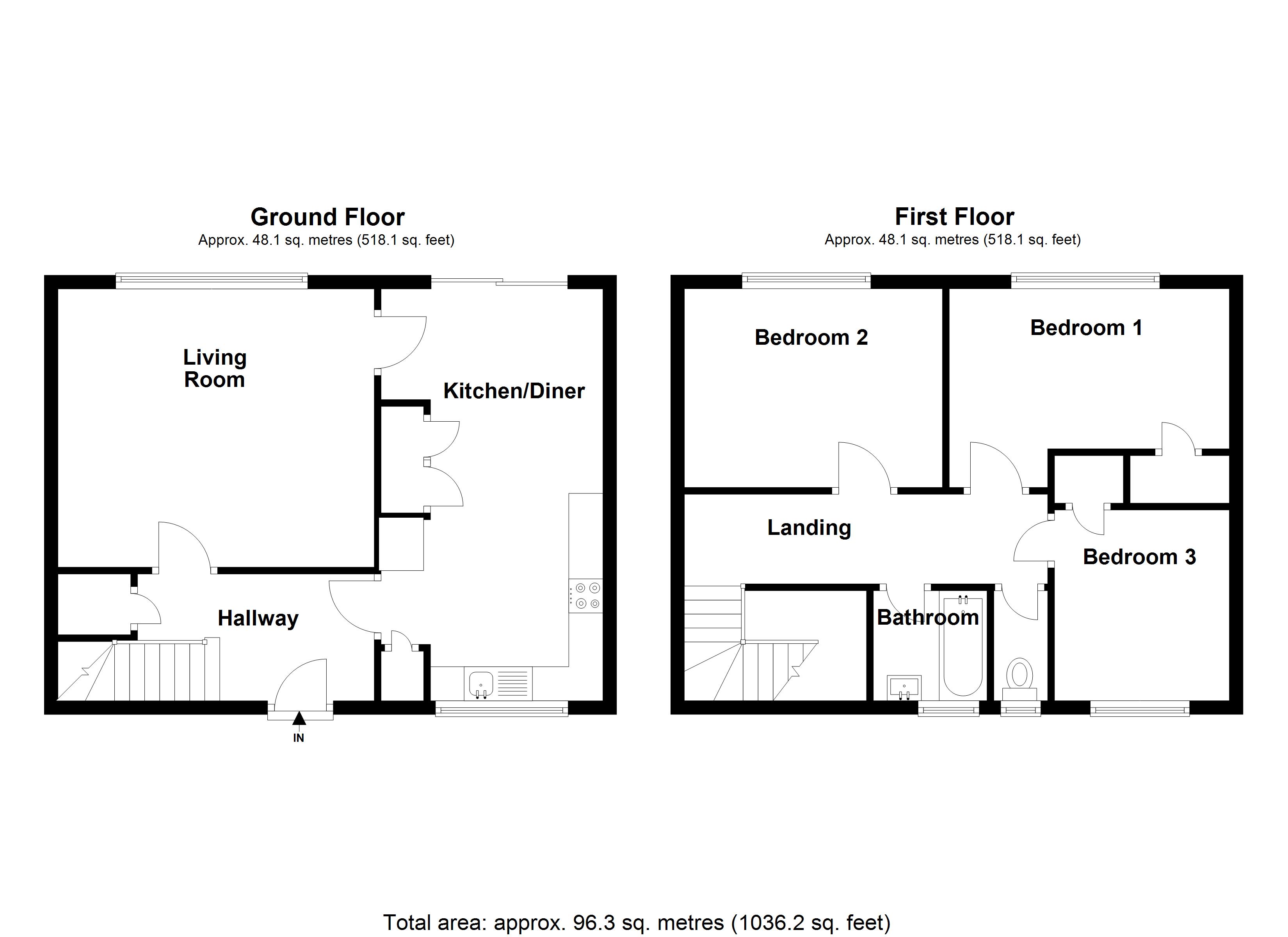 Long Riding, Basildon floorplan