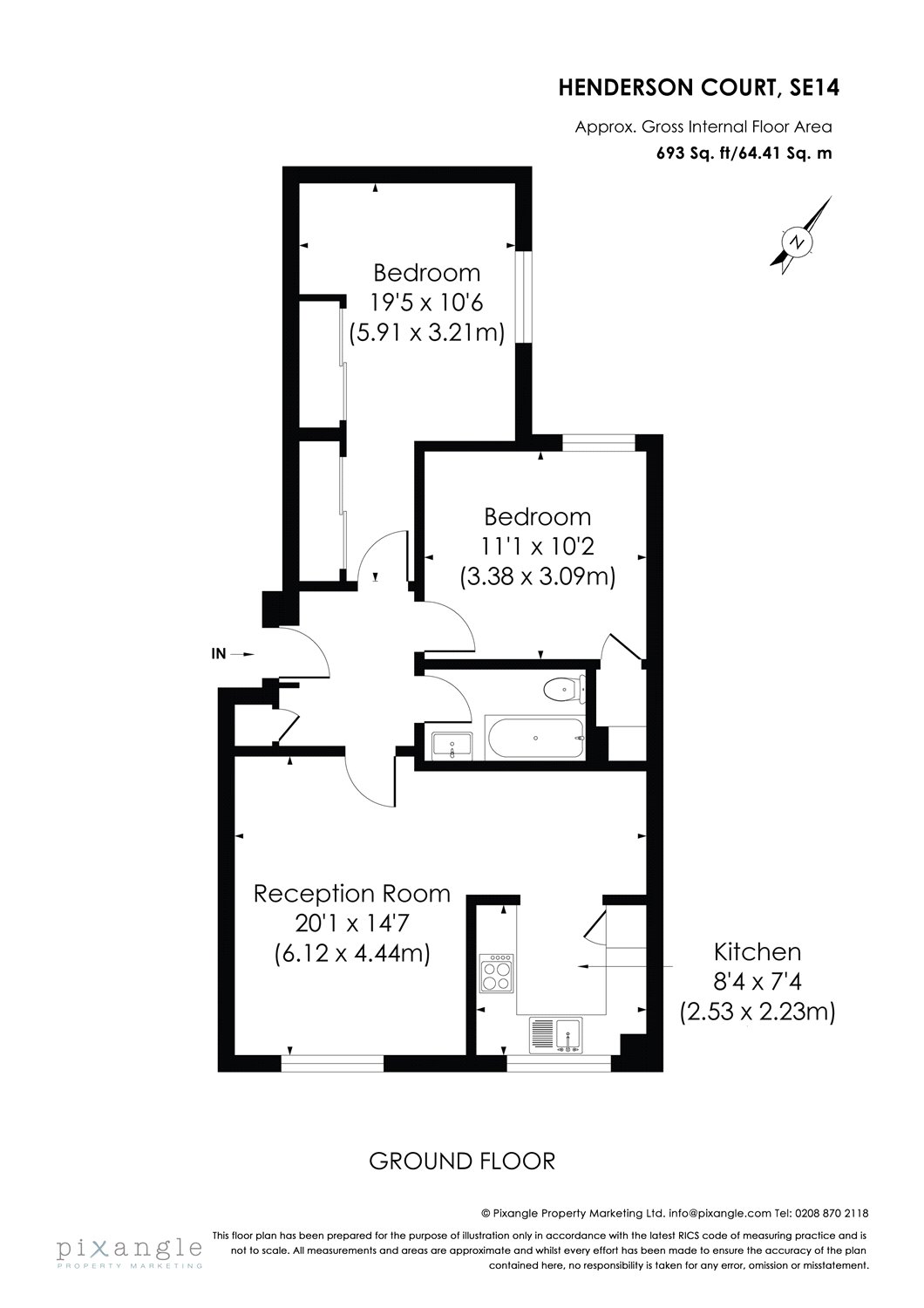 Henderson Court, 6 Myers Lane, London, SE14 floorplan