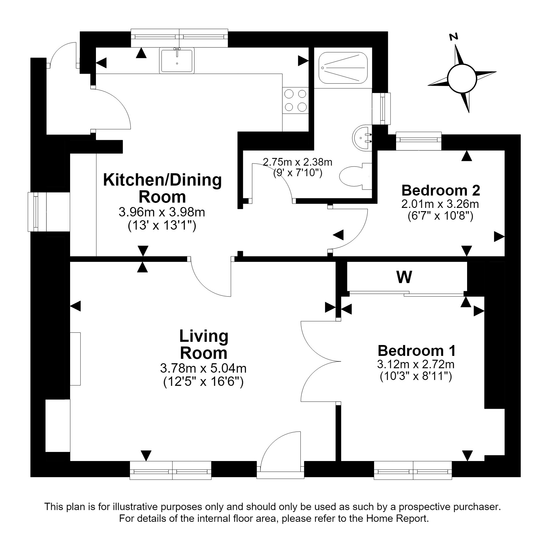 7, Glasgow Road, Newbridge, Edinburgh floorplan
