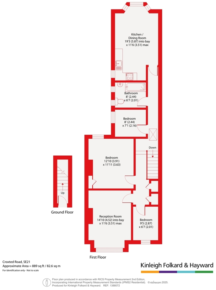 233, Croxted Road, London floorplan