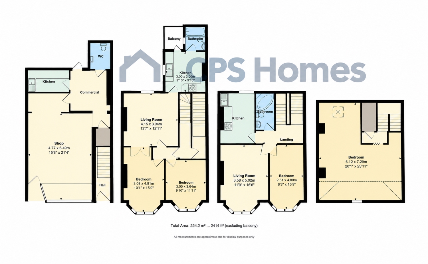 3, Andrews Buildings, Penarth floorplan