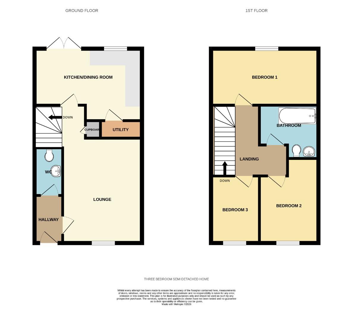 17, Scarfell Crescent, Northwich floorplan