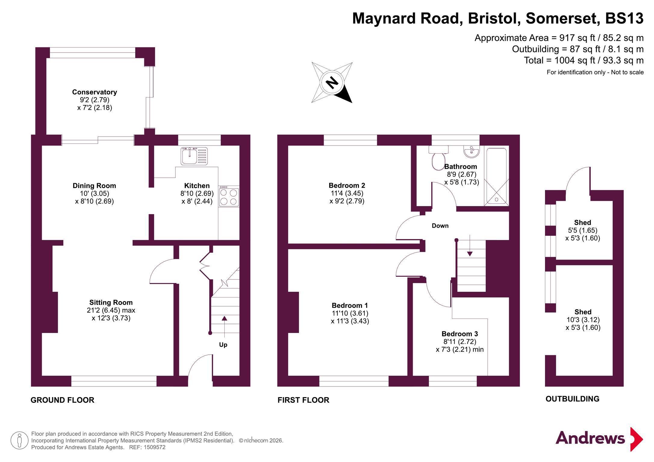 38, Maynard Road, Somerset floorplan