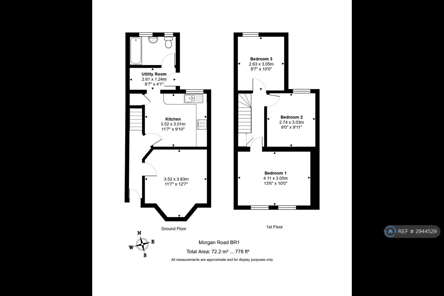 Morgan Road, Bromley floorplan