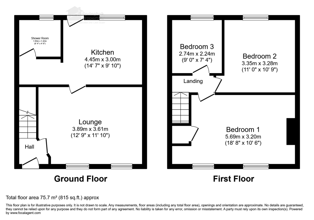 45, Empire Way, Gretna floorplan