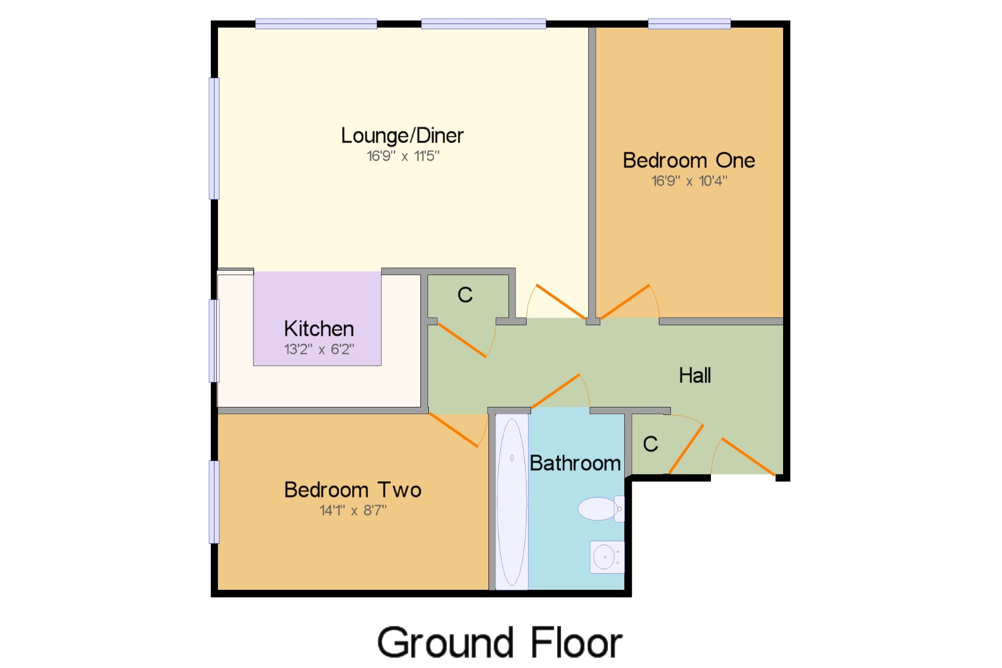 2 Bedrooms Flat for sale in Jenner Boulevard, Lyde Green, Bristol BS16