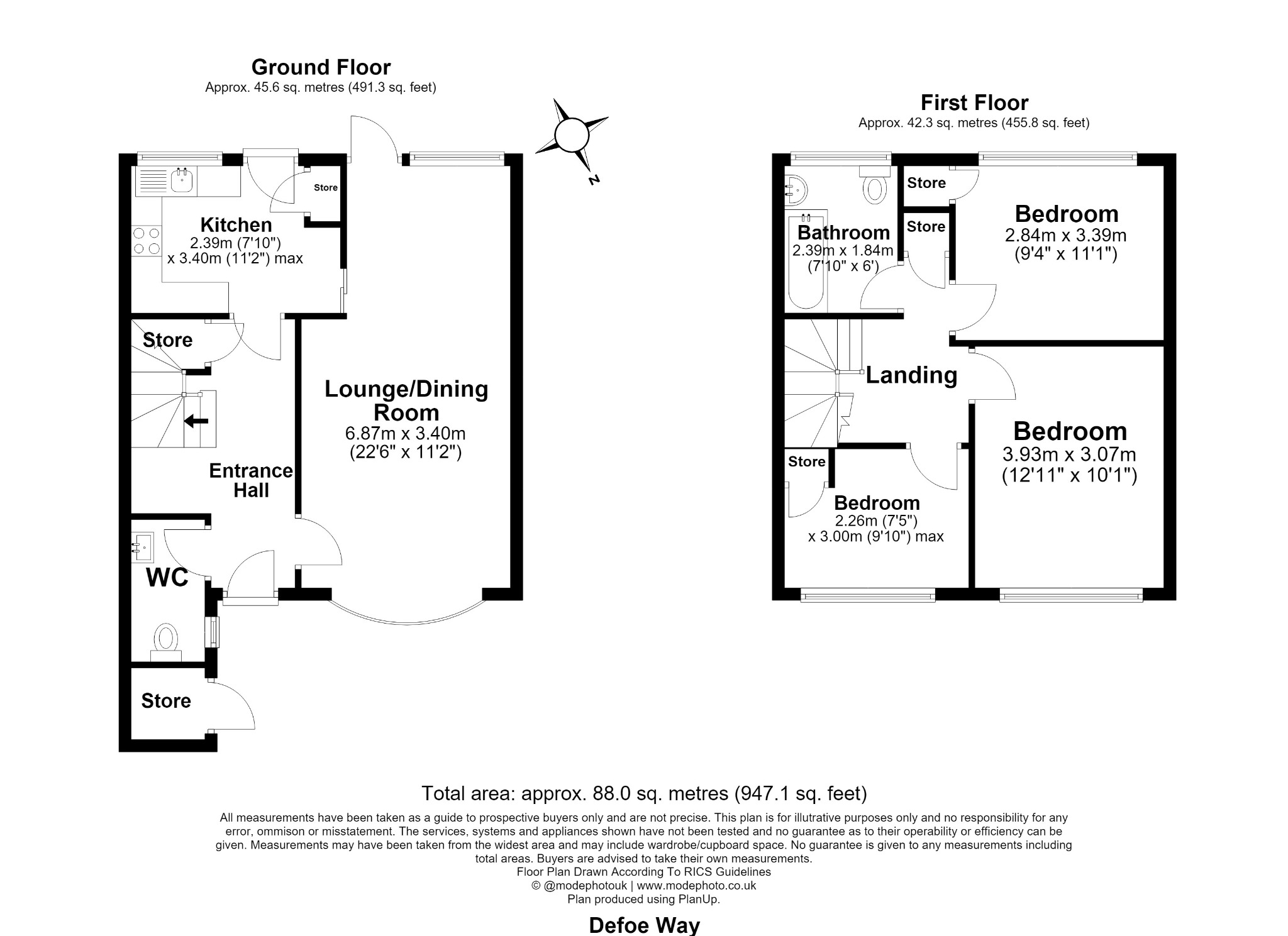 23 Defoe Way, Romford, Greater London floorplan
