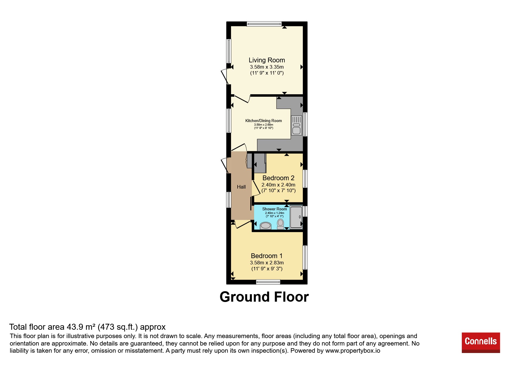 17, Glen Mobile Home Park, Winchester floorplan