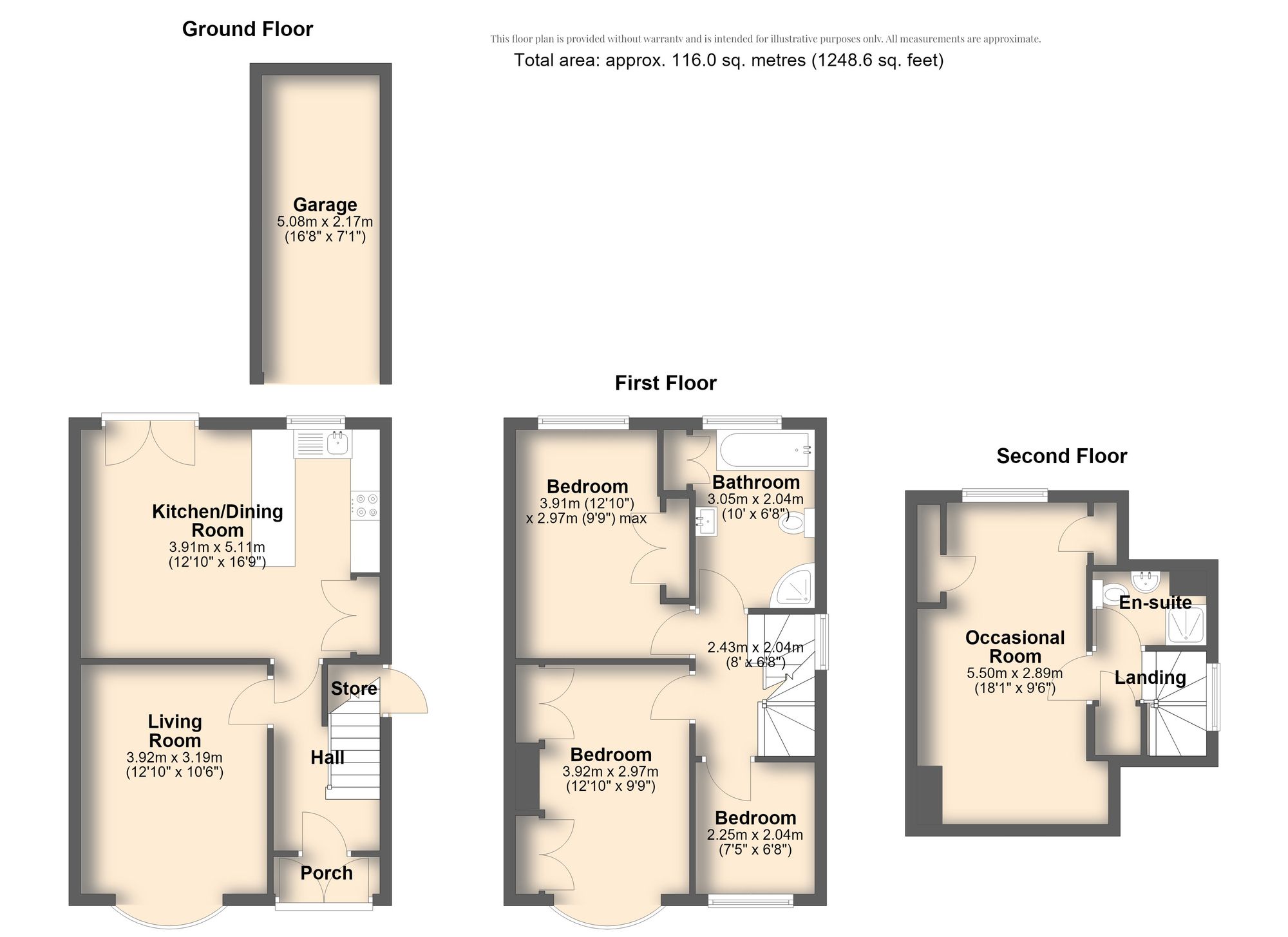 42 Stowe Avenue, Sheffield floorplan