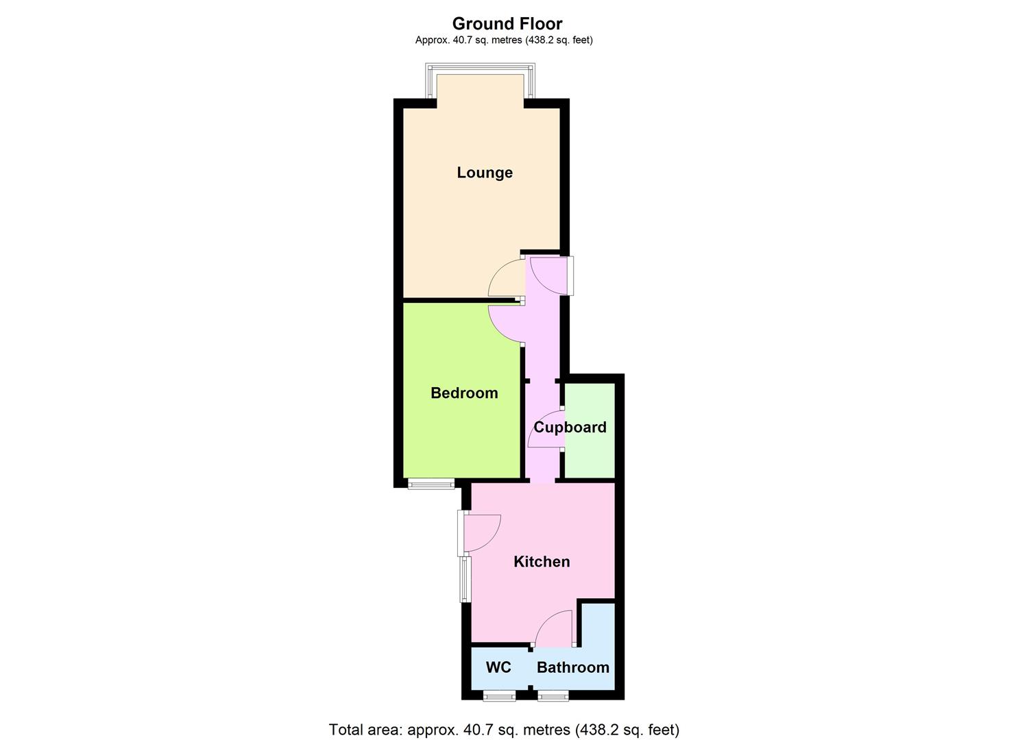 Flat 1, Eleanor Place, Broadwater Street East, Worthing floorplan