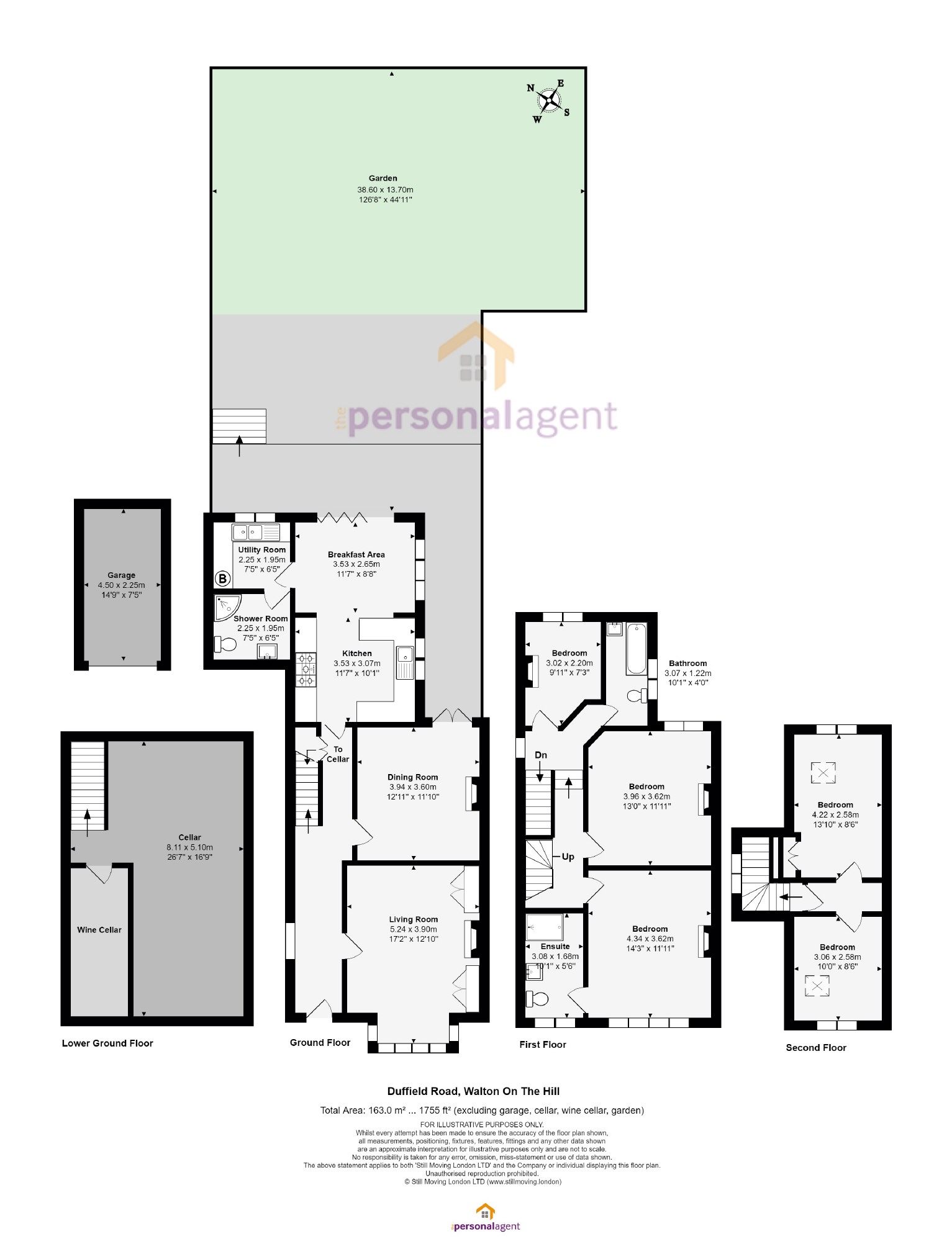 5 Bedrooms Detached house for sale in Duffield Road, Walton On The Hill, Surrey KT20