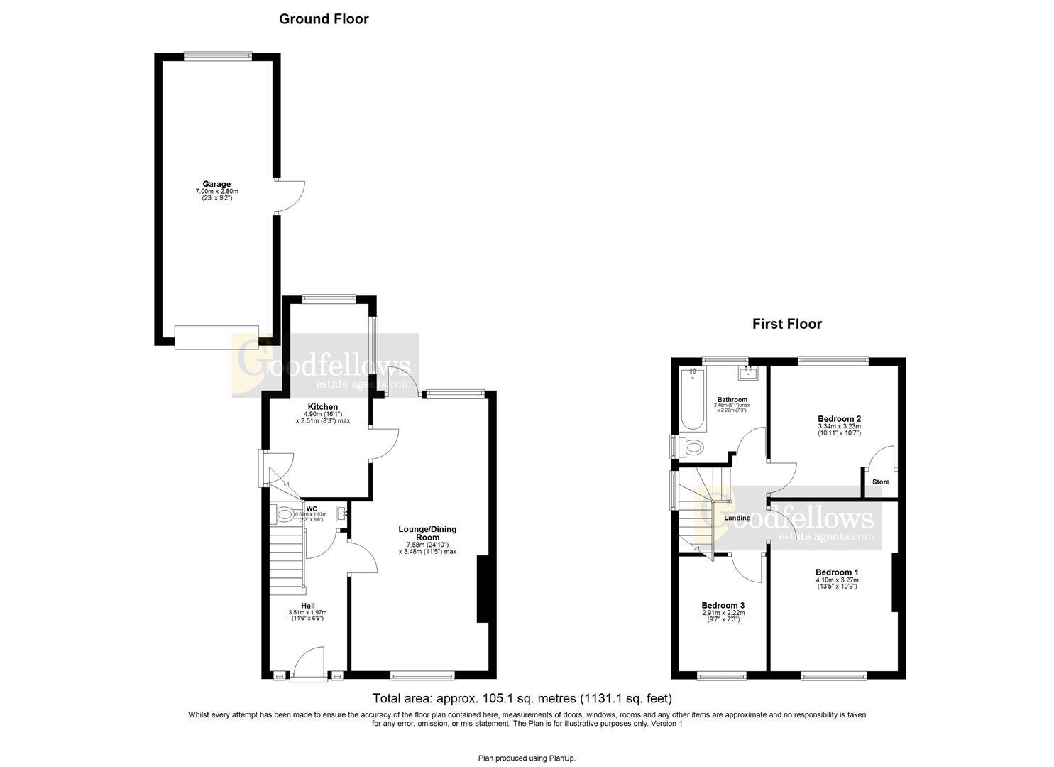 62, Ladywell Way, Newcastle Upon Tyne floorplan