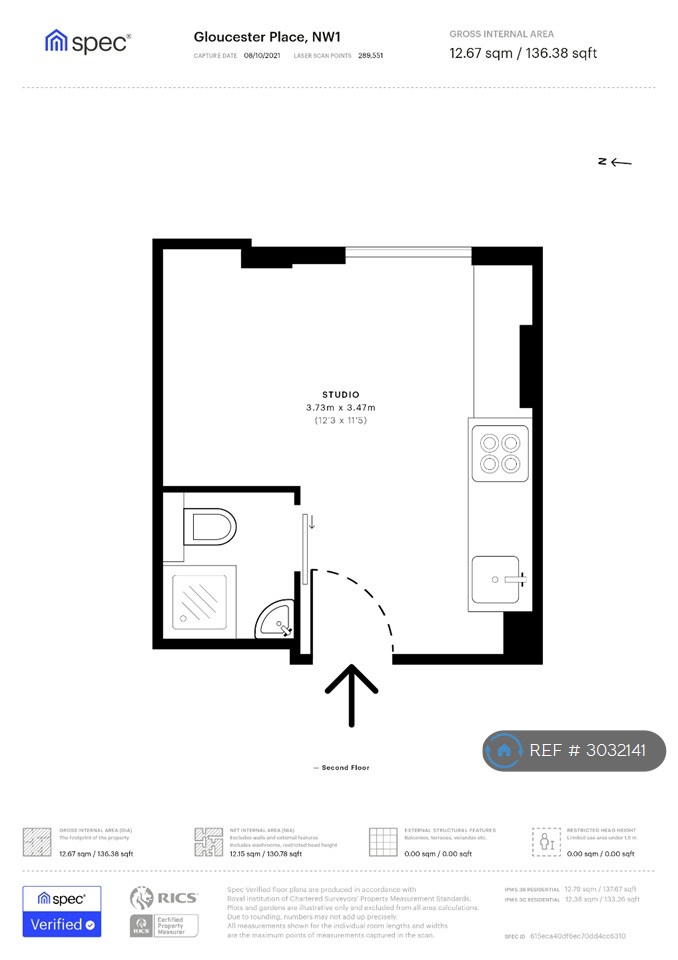 Gloucester Place, London floorplan