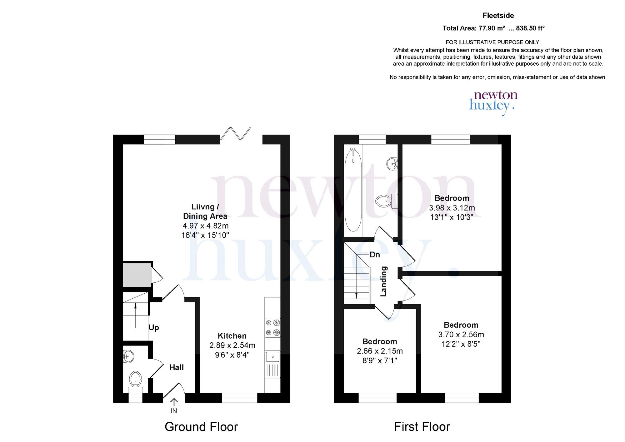 40a,, Fleetside, West Molesey floorplan