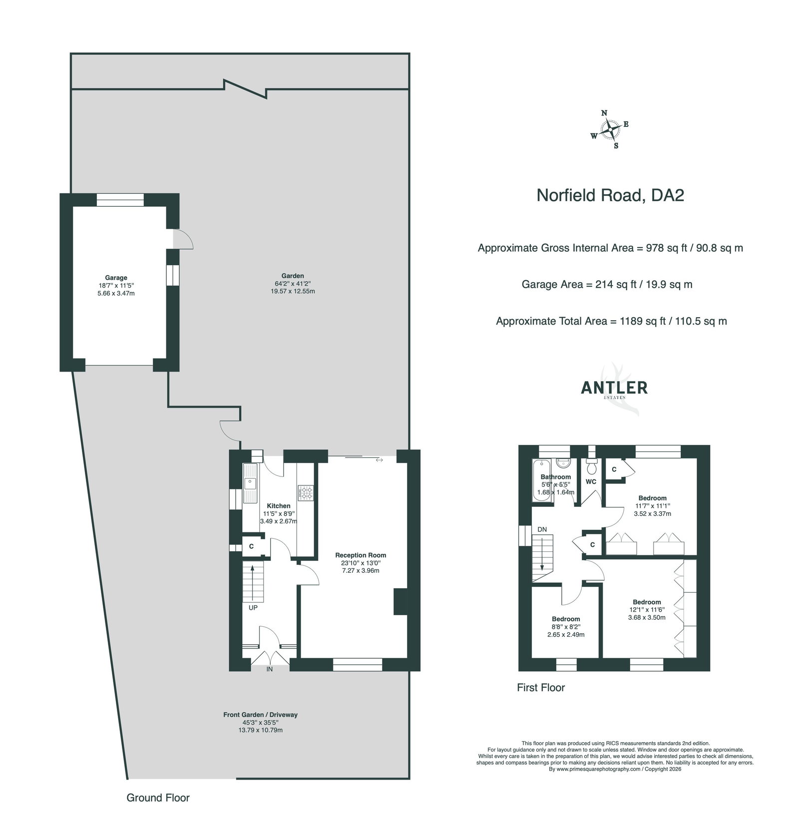 91, Norfield Road, Joydens Wood floorplan