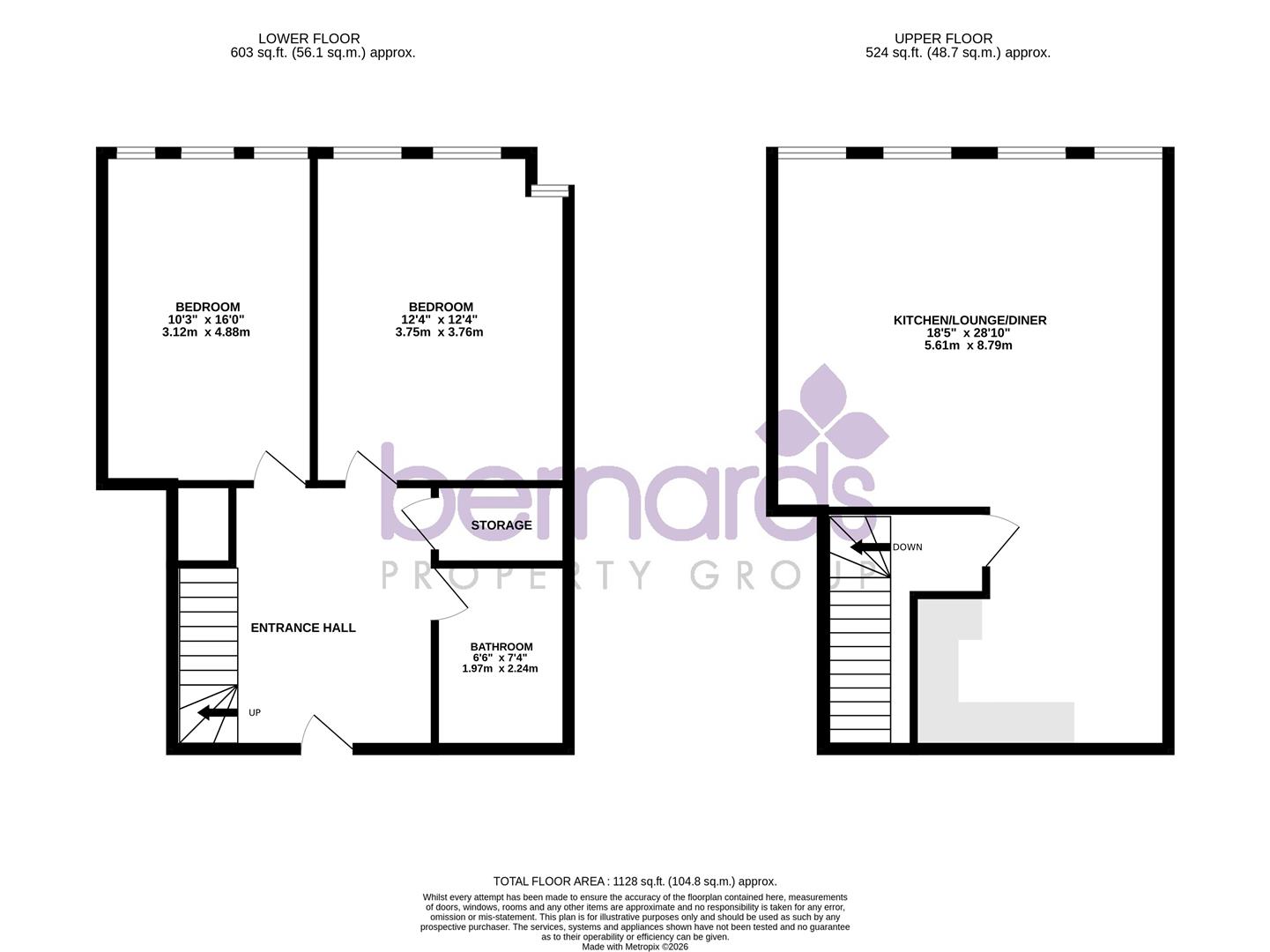 69, Handleys Corner, Palmerston Road, Southsea floorplan
