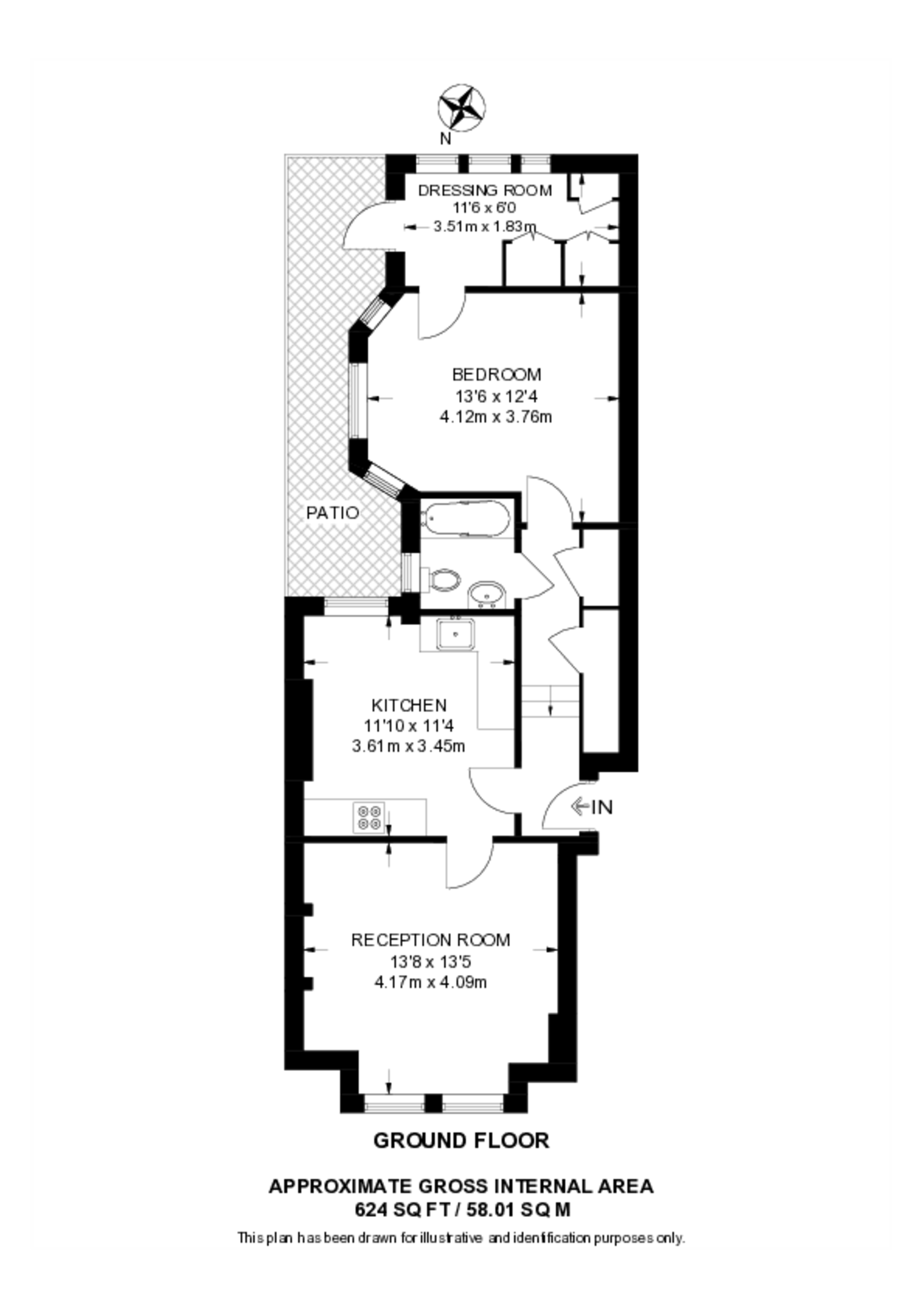 Constantine Road, Hampstead floorplan