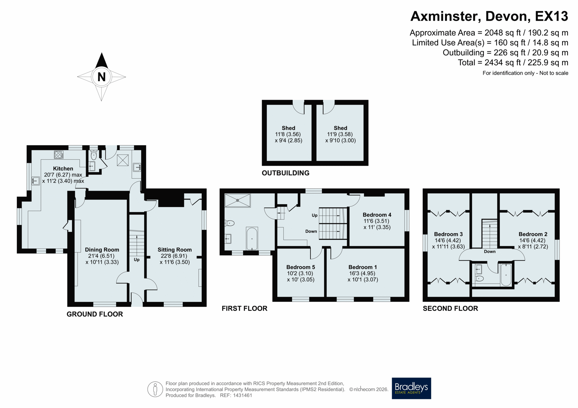 Devonshire House,, Smallridge, Devon floorplan