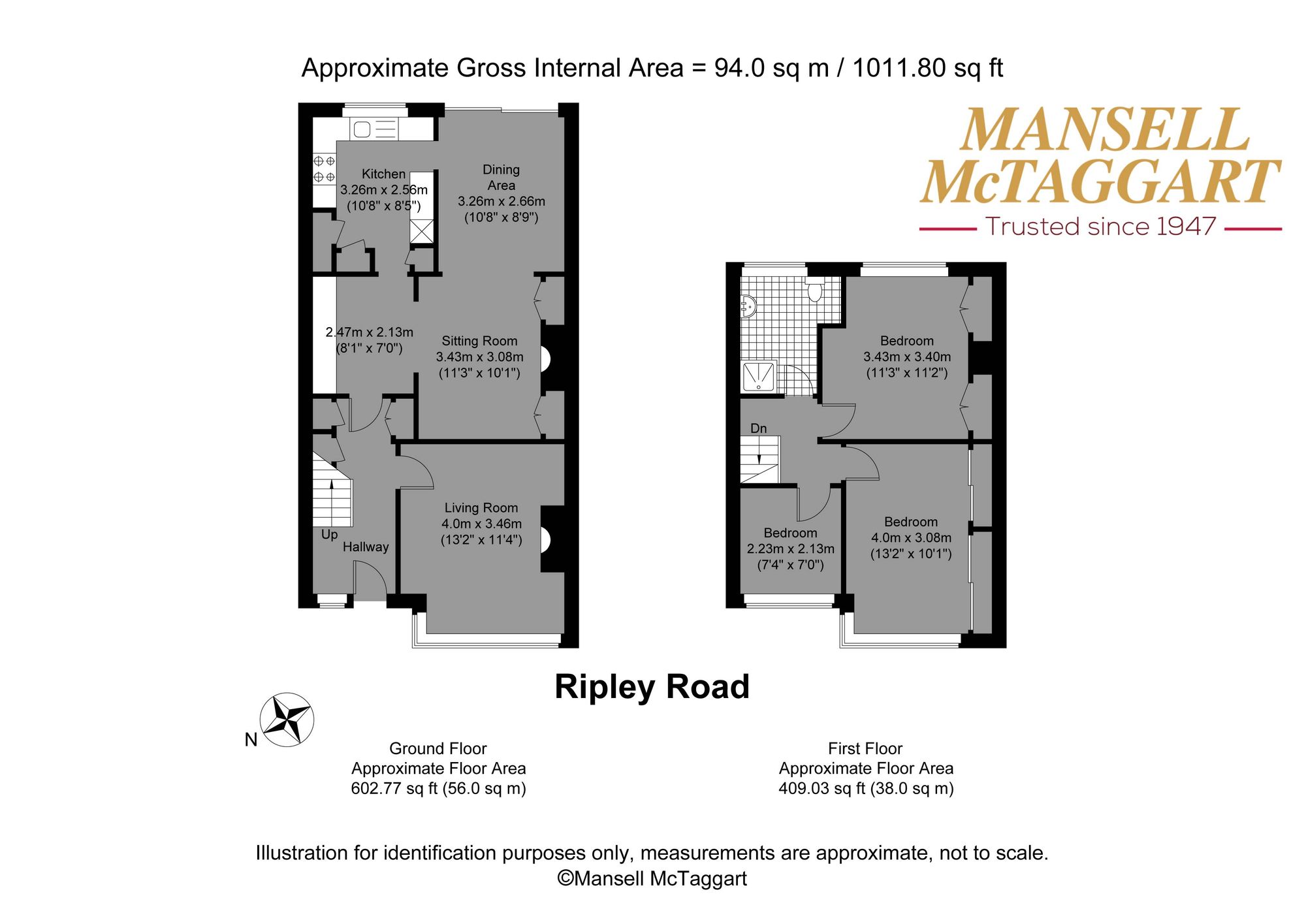 34 Ripley Road, Worthing floorplan