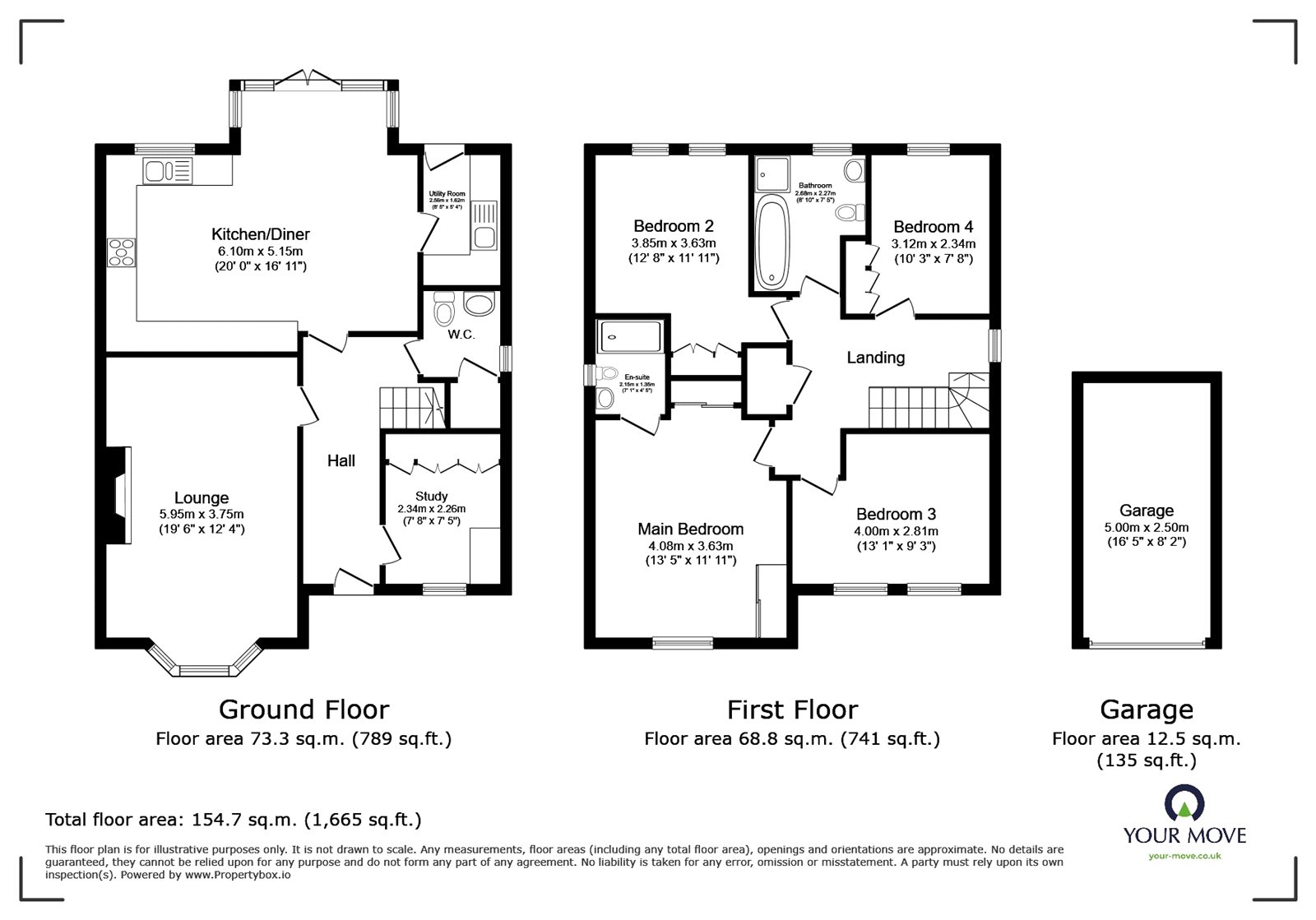 17, Sunloch Close, Hinckley floorplan