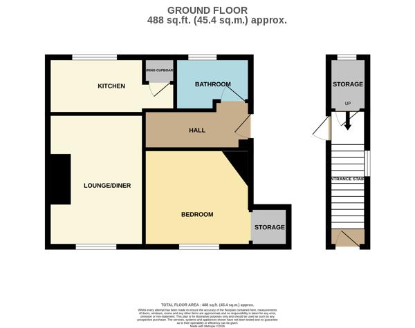 3A, Polkyth Road, St. Austell floorplan