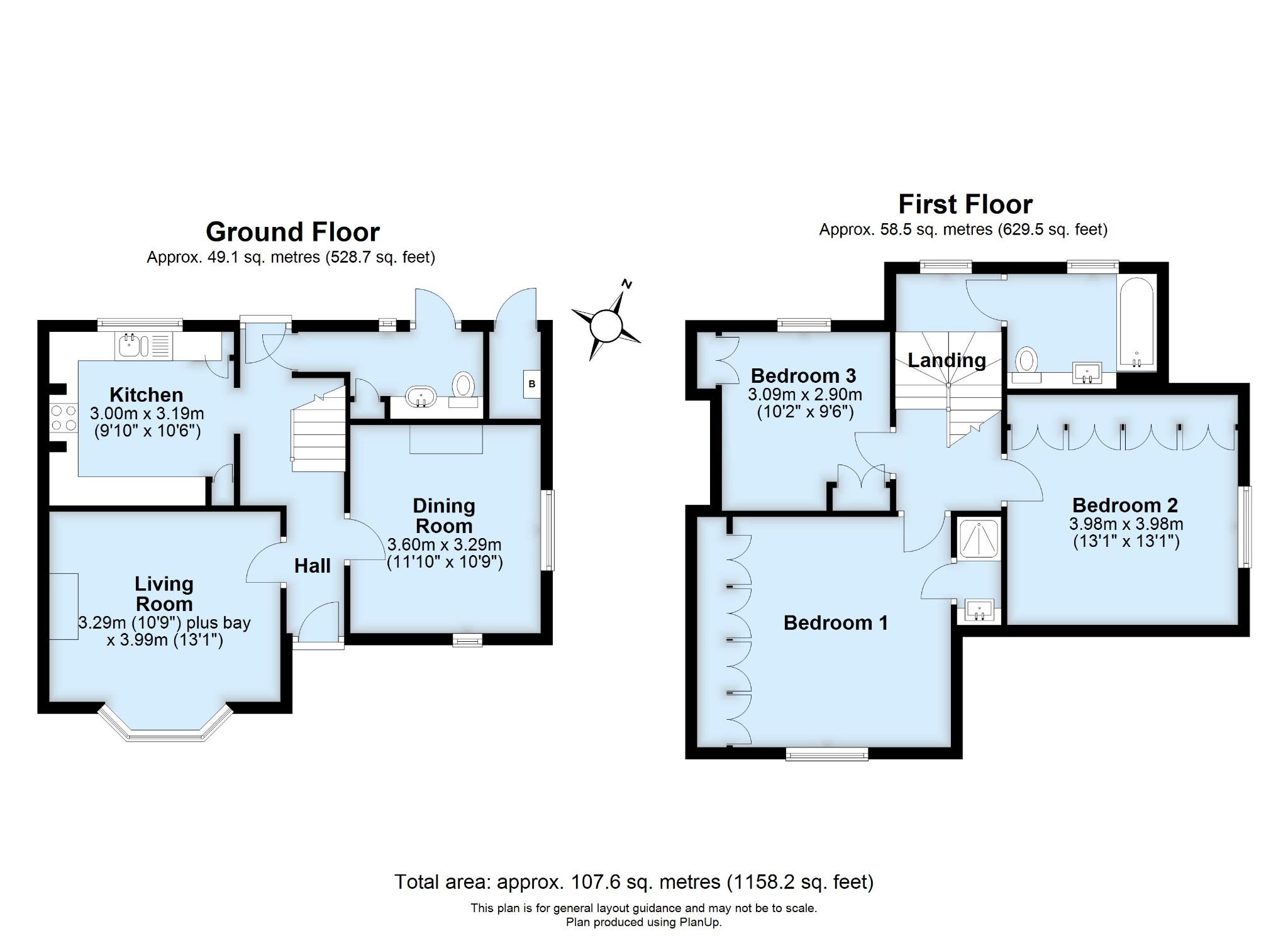 The Green, Leigh, TN11 floorplan