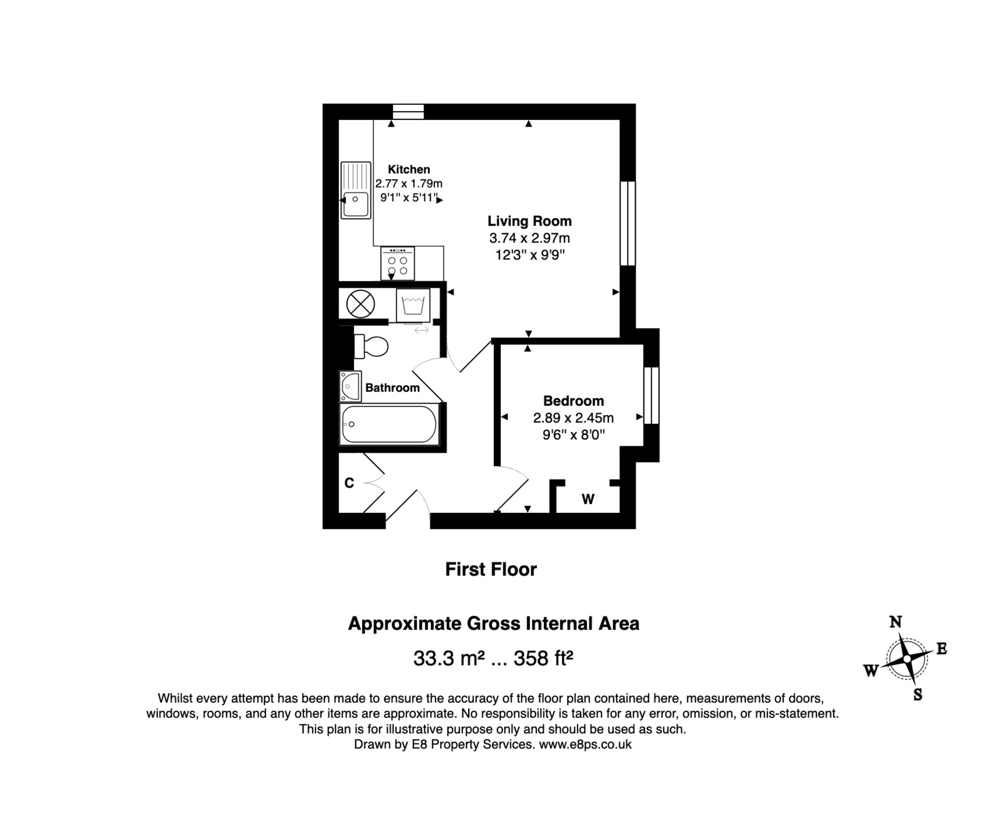 52, Kestrel Way, Bicester floorplan