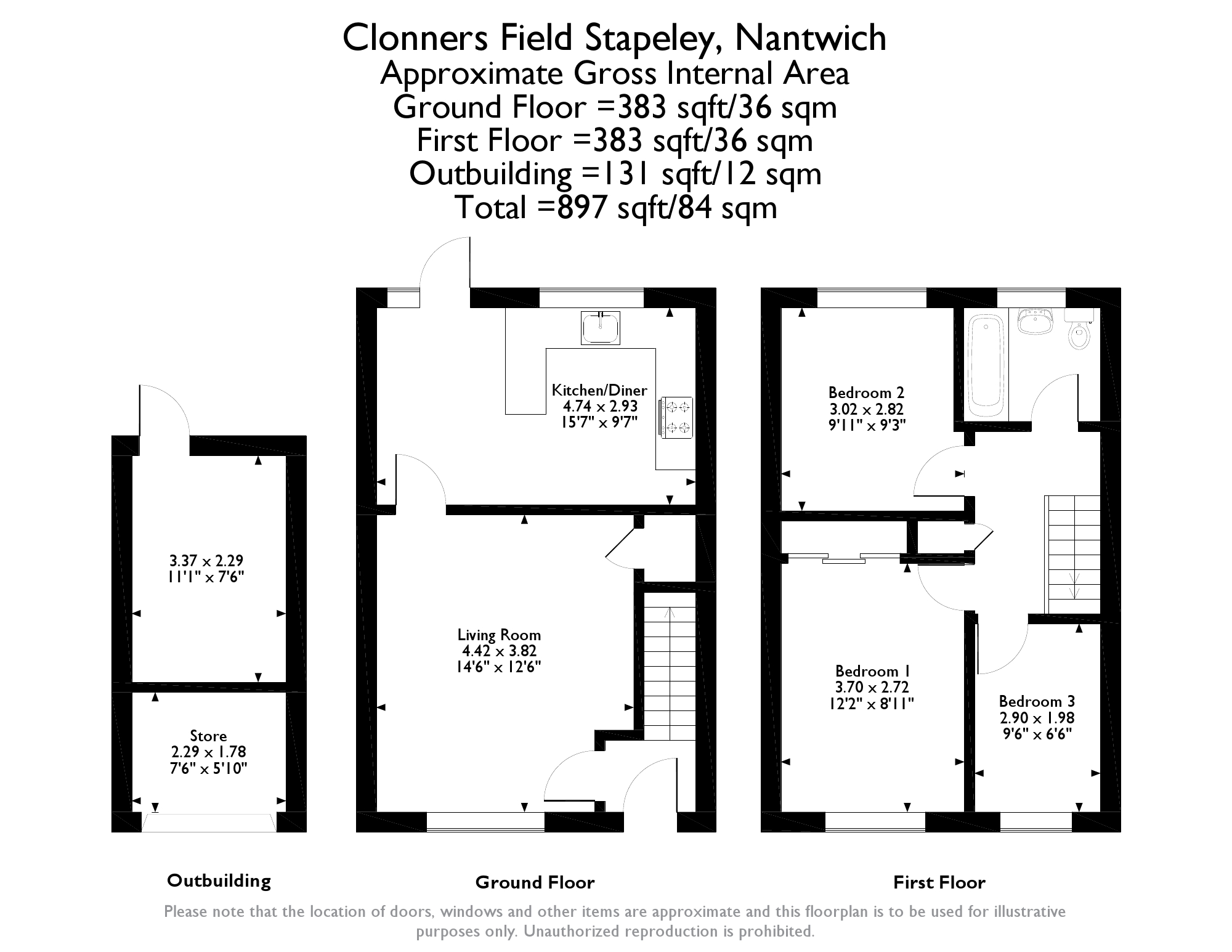 3 Bedrooms Semi-detached house for sale in Clonners Field, Nantwich CW5