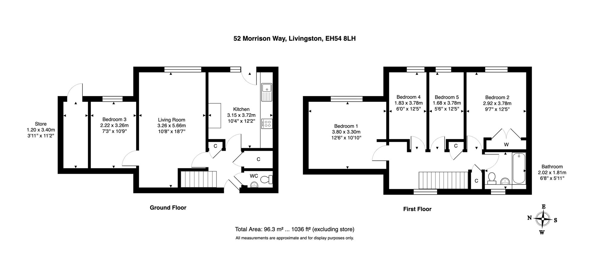 52 Morrison Way, Livingston floorplan